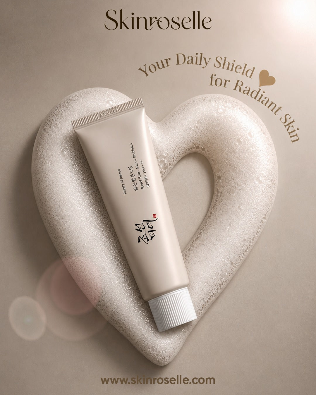 BEAUTY OF JOSEON RELIEF SUN : RICE + PROBIOTICS (SPF50+ PA++++)